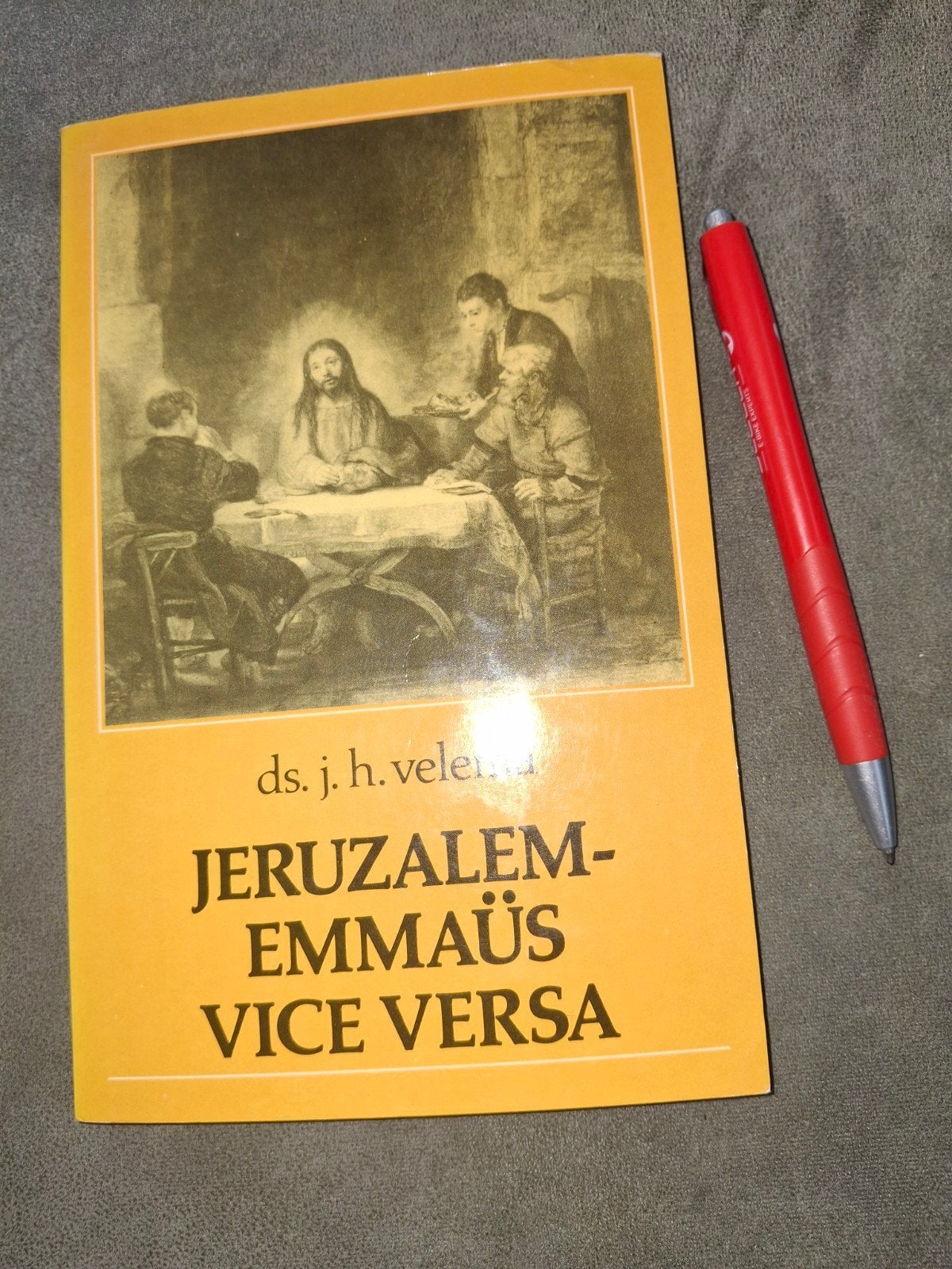Jeruzalem-Emmaüs Vice Versa - ds. J.H. Velema, Ophalen of Verzenden, Zo goed als nieuw, Ds. J.H. Velema, Christendom | Protestants