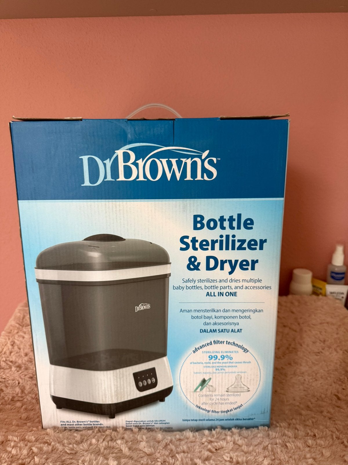 Dr.Brown flesjes sterilizer, Ophalen, Zo goed als nieuw, Overige typen