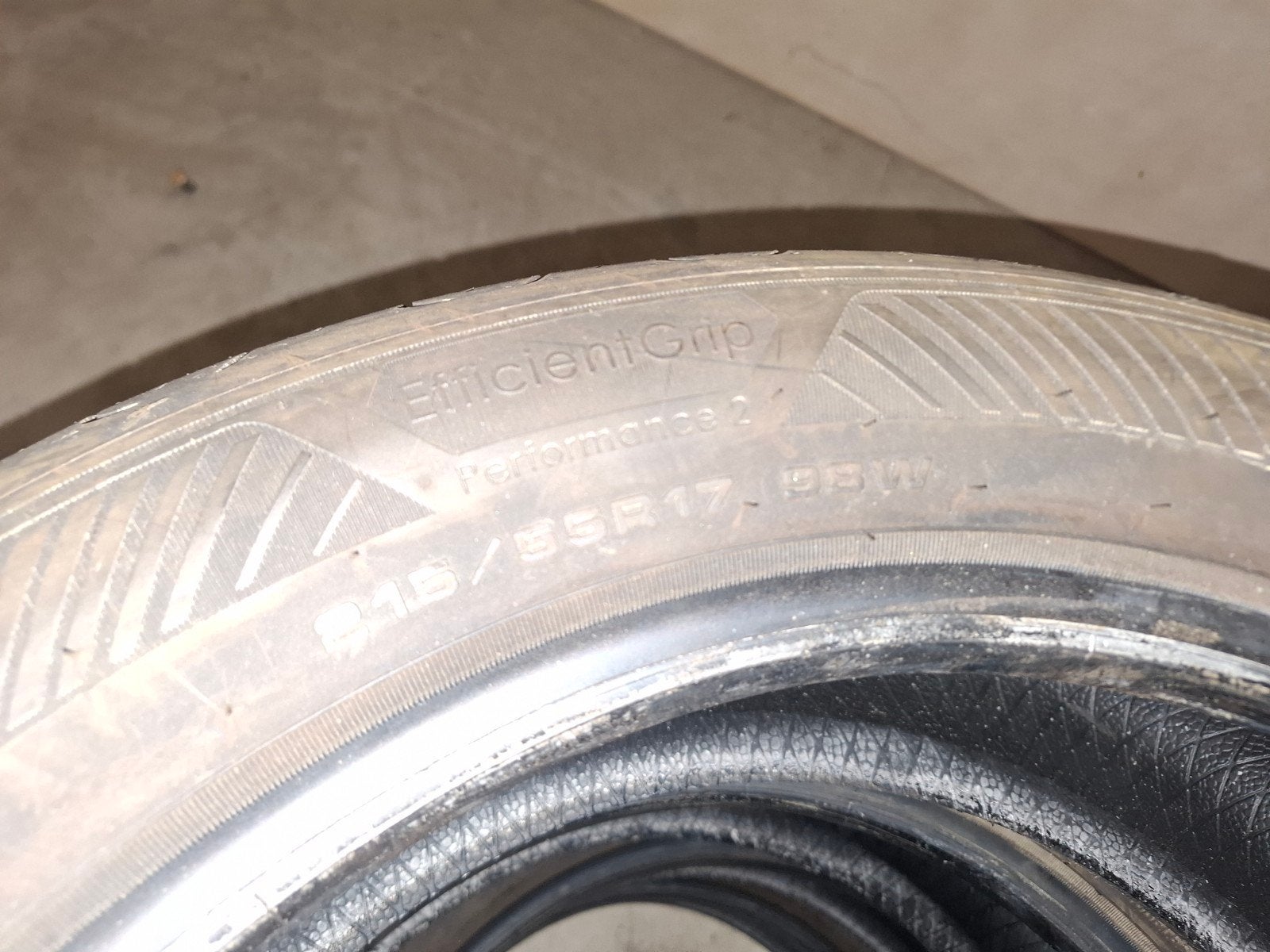Goodyear EfficientGrip Performance 2 zomerbanden 215/55R17, Auto-onderdelen, Banden en Velgen, Ophalen of Verzenden