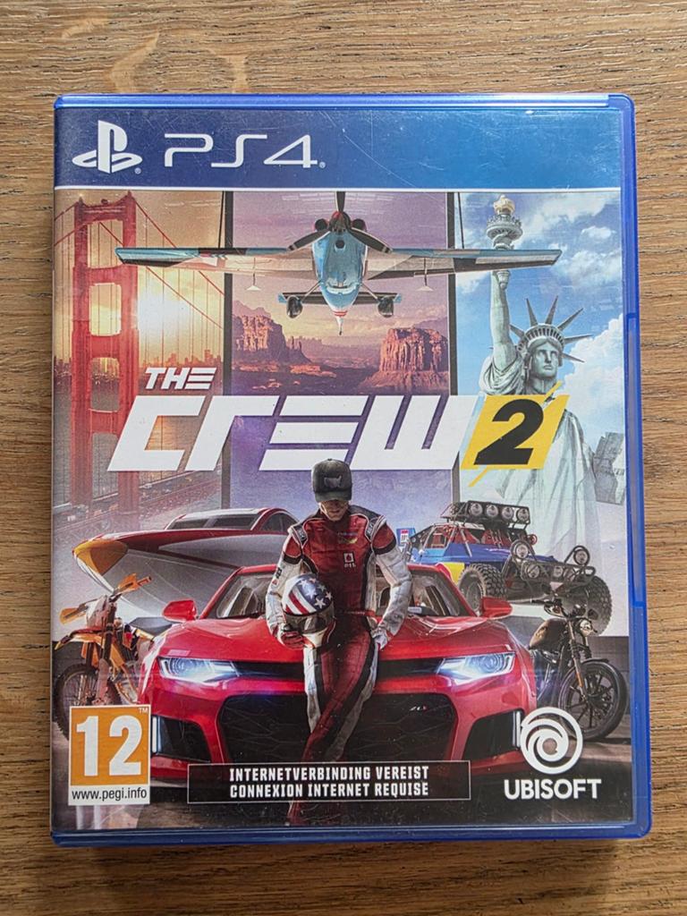 The Crew 2 - PS4 Race Game, Spelcomputers en Games, Games | Sony PlayStation 4, Zo goed als nieuw, Racen en Vliegen, 1 speler