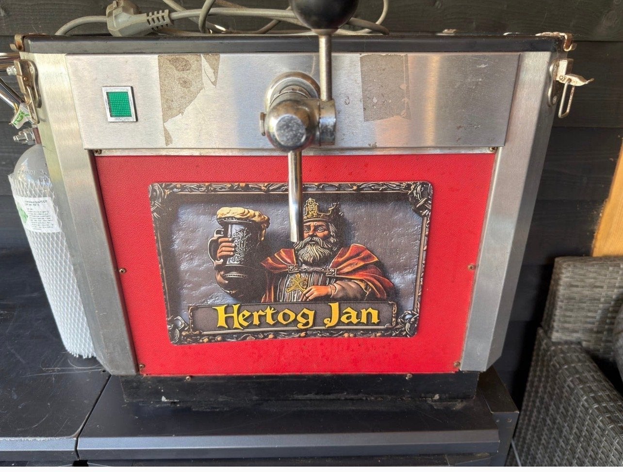 Biertap met CO2-fles watergekoeld, Ophalen of Verzenden, Gebruikt