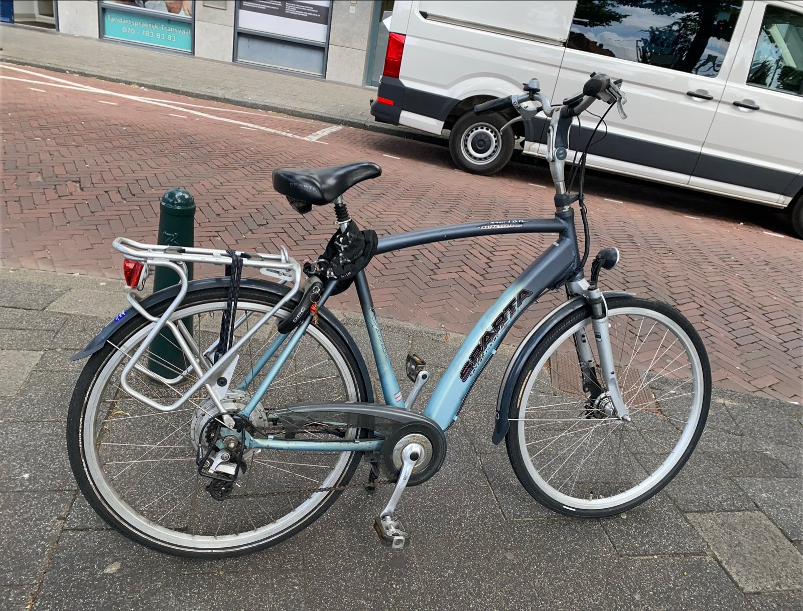 Sparta elektrische herenfiets - Comfortabel en betrouwbaar, Ophalen, Sparta, Gebruikt, 59 cm of meer