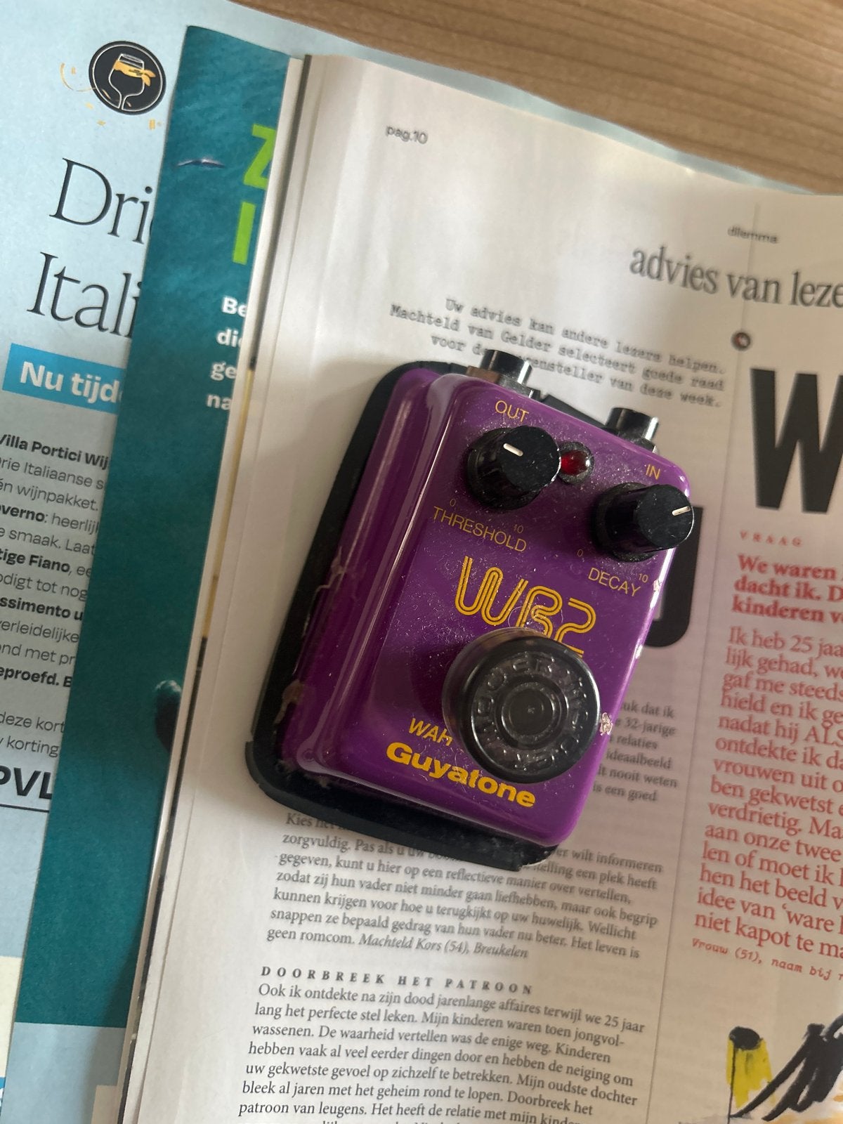 Guyatone WR2 Wah Rocker Auto Wah (Guthrie Govan), Ophalen of Verzenden, Gebruikt, Wah Wah