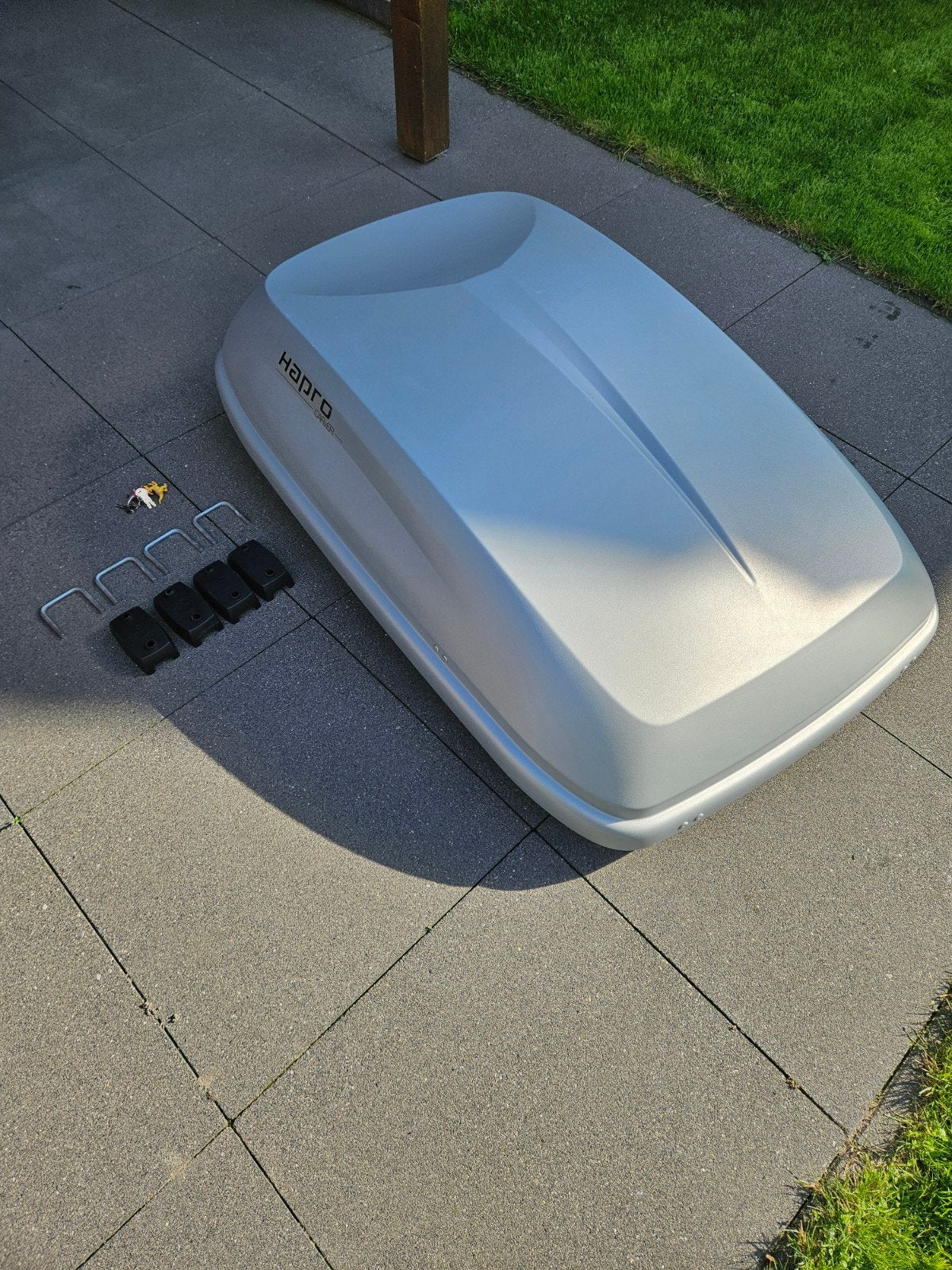 Hapro Carver Dakkoffer grijs 370 liter., Ophalen, Gebruikt