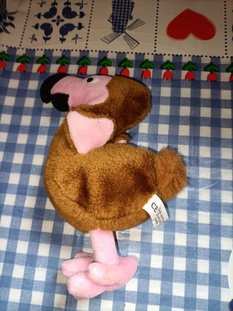 Dodo knuffel 21 cm groot Ecodrome Zwolle, Kinderen en Baby's, Ophalen of Verzenden, Zo goed als nieuw, Overige typen