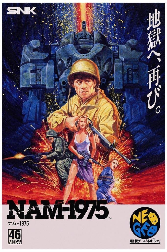Nam-1975 METAL SLUG 3 SNK NEO GEO Arcade Poster, Verzenden, Nieuw, A1 t/m A3, Film en Tv