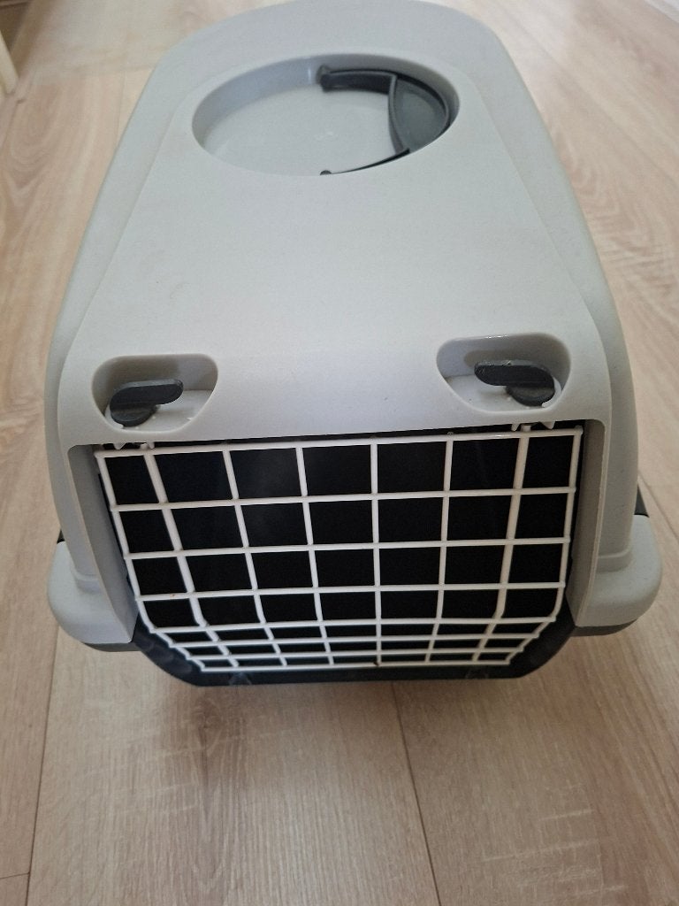 Katten reismand/transportbox, Ophalen, Gebruikt