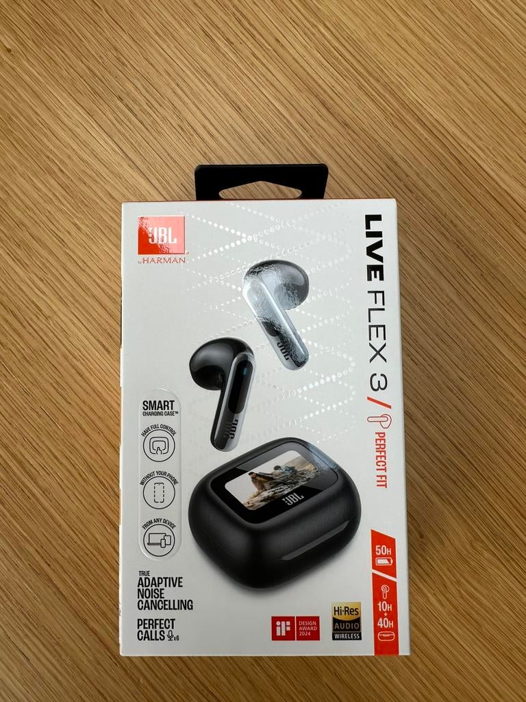 JBL LIVE Flex 3, Telecommunicatie, Mobiele telefoons | Oordopjes, Ophalen, Nieuw, Zwart, JBL
