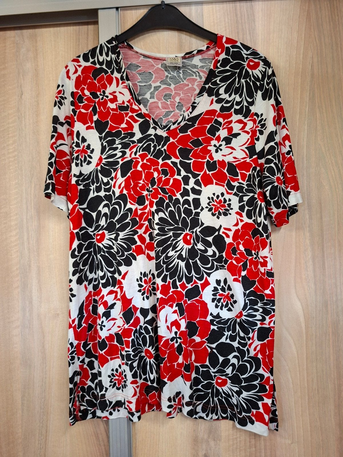trendy shirt van ms mode maat 44-46, Ophalen of Verzenden, Zo goed als nieuw, Shirt of Top