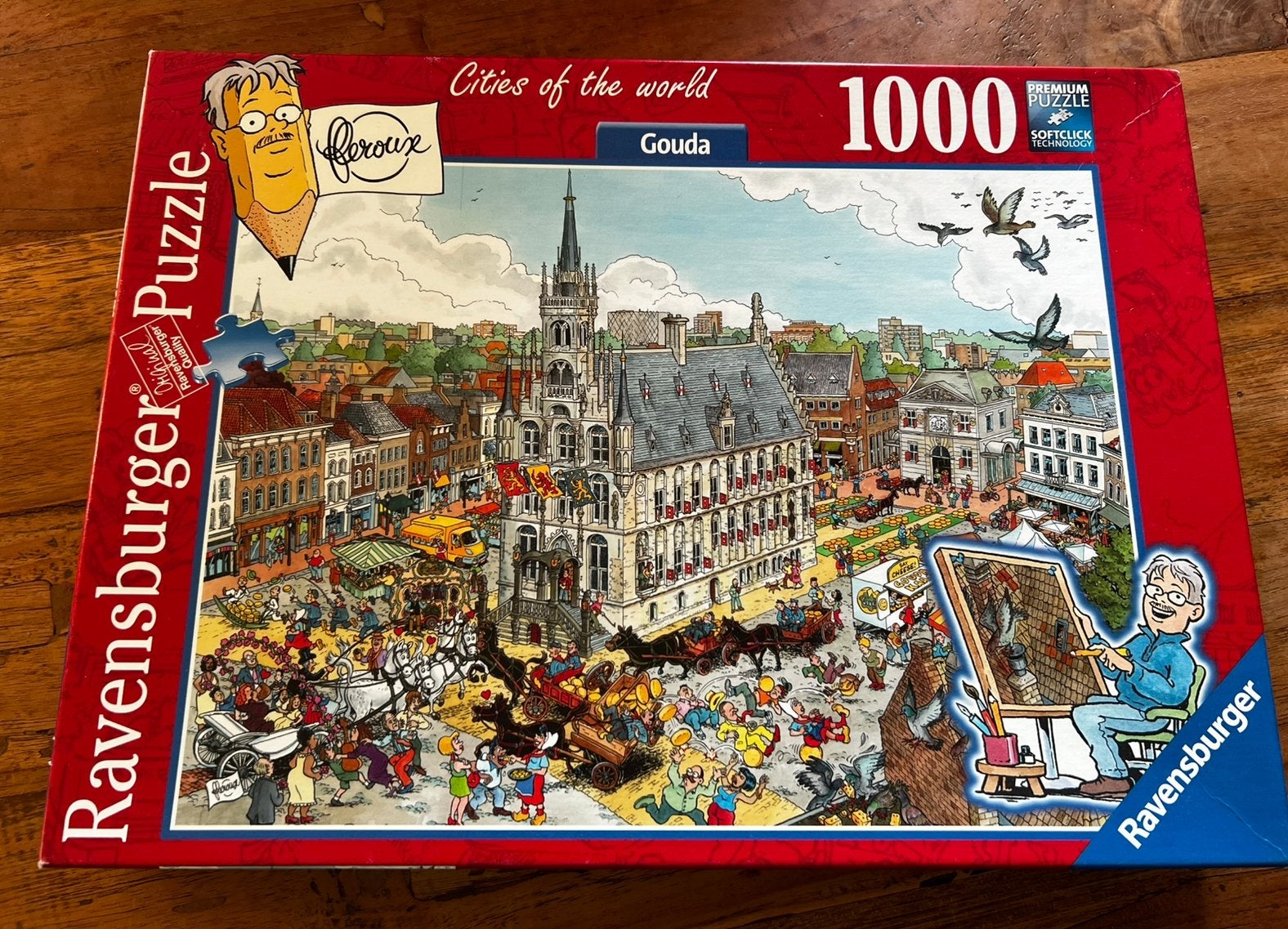 Ravensburger cities of the world - Gouda puzzel 1000 stukjes, Ophalen, 500 t/m 1500 stukjes, Gebruikt, Legpuzzel