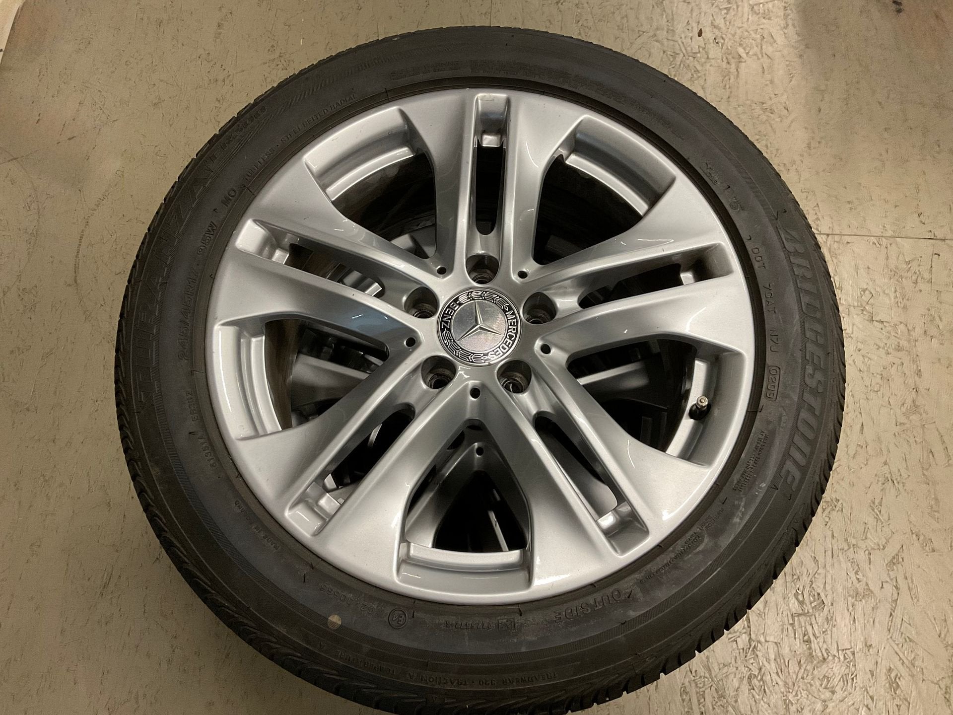 Mercedes benz velgen met banden, Auto-onderdelen, Gebruikt, -, -, Banden en Velgen