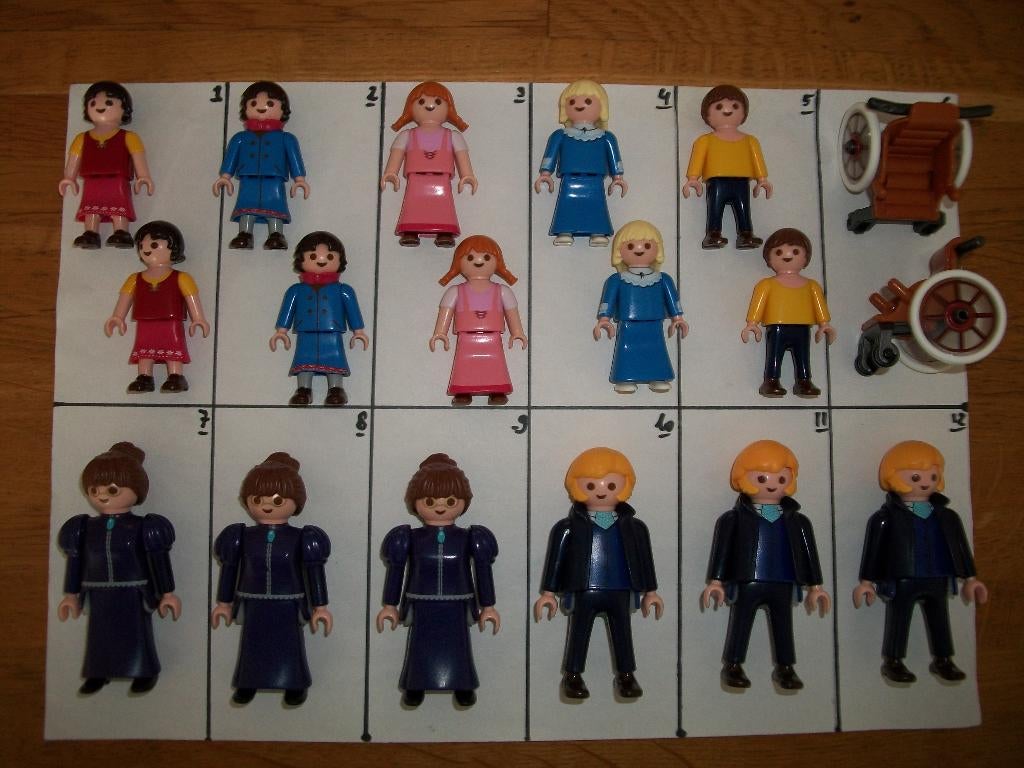 Heidi, Klara, figuren poppetjes, tante Dete, Ophalen of Verzenden, Nieuw, Complete set