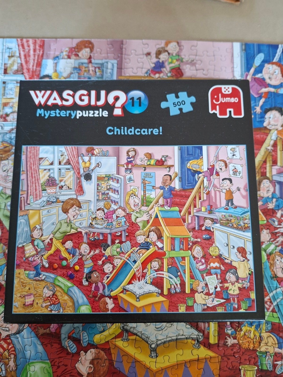 wasgij childcare 500 st, Ophalen, 500 t/m 1500 stukjes, Zo goed als nieuw