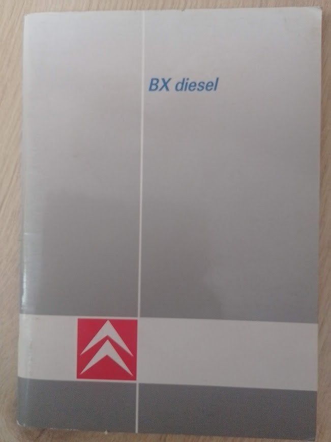 Citroën BX diesel handleiding / instructieboek, Auto diversen, Handleidingen en Instructieboekjes, Ophalen of Verzenden