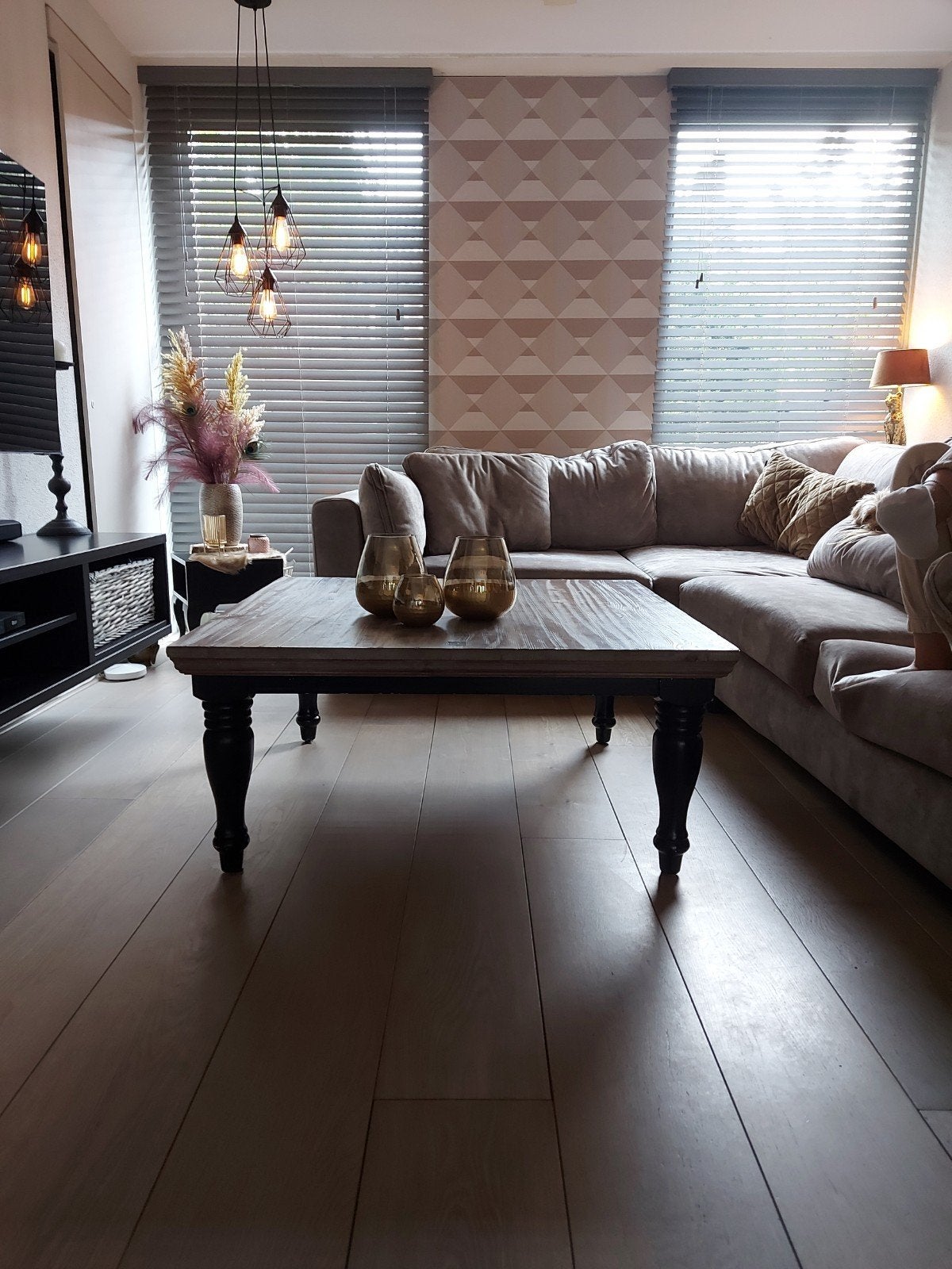 Riviera Maison Salontafel 100x100 cm, Gebruikt, Vierkant, Ophalen of Verzenden, Landelijke stijl