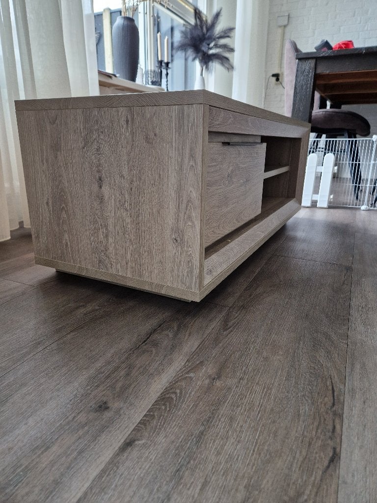 Tv kast lichte houtkleur, Ophalen, Gebruikt, 100 tot 150 cm, Minder dan 100 cm
