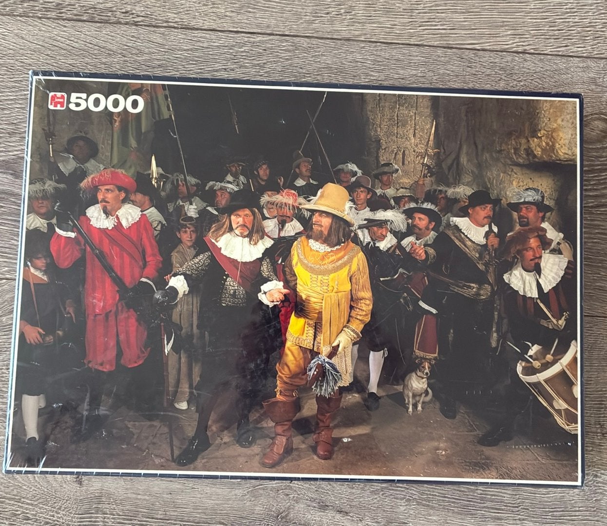 Puzzel De Nachtwacht in levenden lijve (geseald), Ophalen of Verzenden, 500 t/m 1500 stukjes, Nieuw