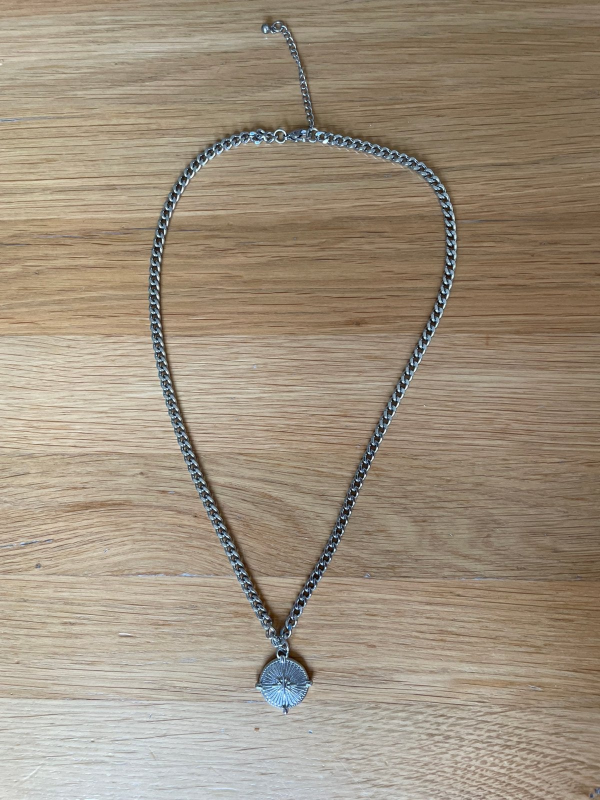Zilveren Ketting van Roestvrij Staal, Sieraden, Tassen en Uiterlijk, Kettingen, Verstelbaar, Verzenden, Nieuw, Zilver