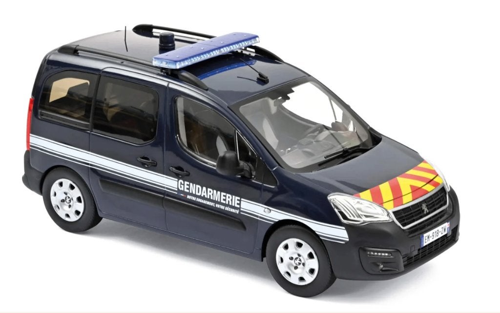 Peugeot Partner 2018 Gendarmerie 1/18 NOREV ref: 184890, Hobby en Vrije tijd, Modelauto's | 1:18, Ophalen of Verzenden, Nieuw