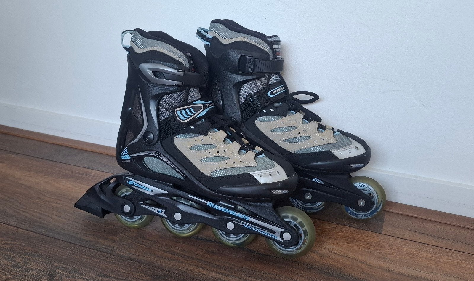 Rollerblade inline skates maat 40 met beschermset, Ophalen of Verzenden, Zo goed als nieuw, Inline skates 4 wielen