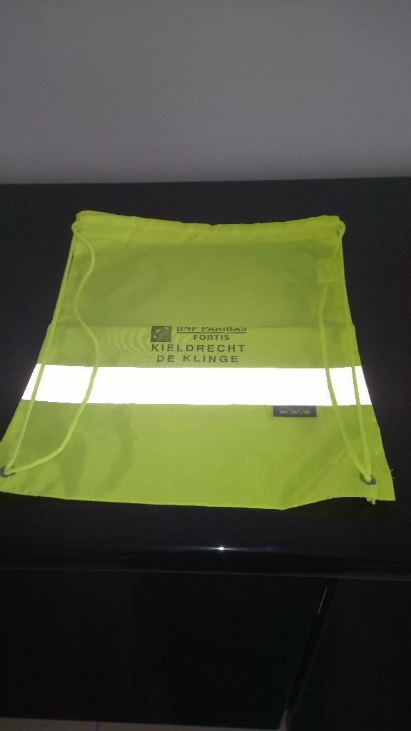 Fluo rugzakje ( kinderen - beide zijden een koord, Ophalen of Verzenden, Nieuw