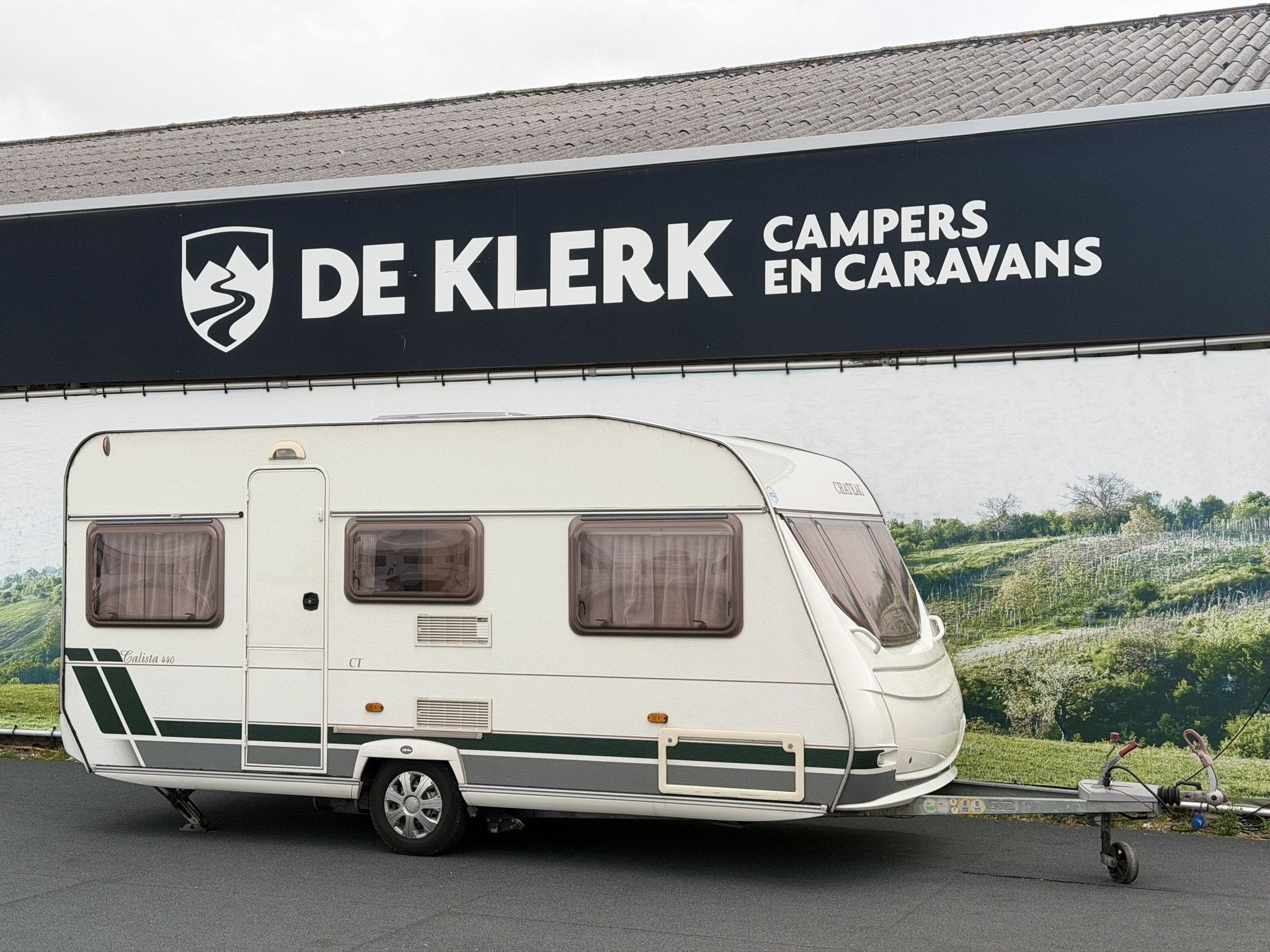 Chateau CALISTA 440 UF (bj 2002), Caravans en Kamperen, Chateau, Bedrijf, 750 - 1000 kg, Info@deklerkcaravans.nl
