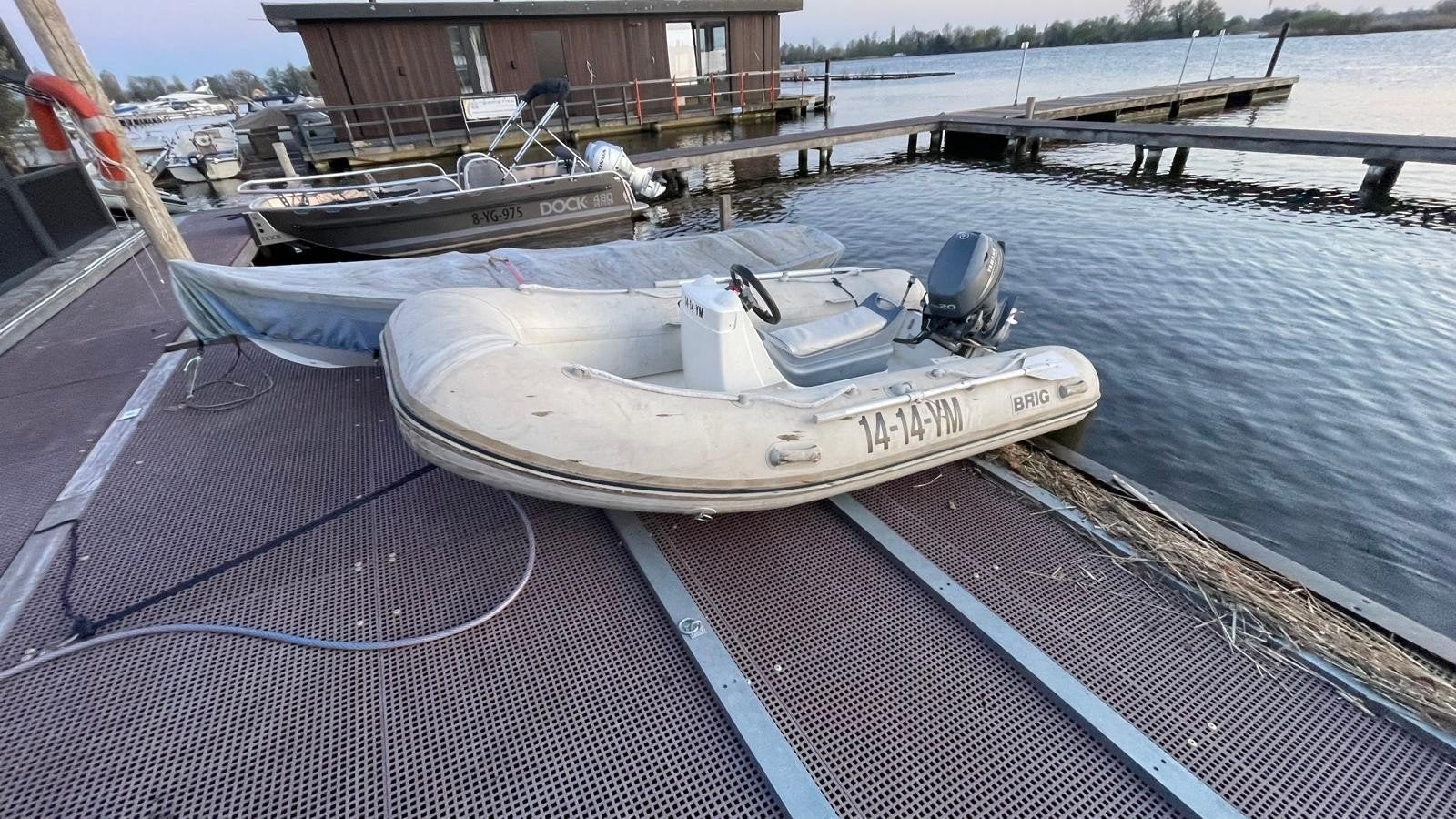 Brig F360 RIB uit 2007 Zonder motor en jockeyseat, Watersport en Boten, Ophalen, Gebruikt
