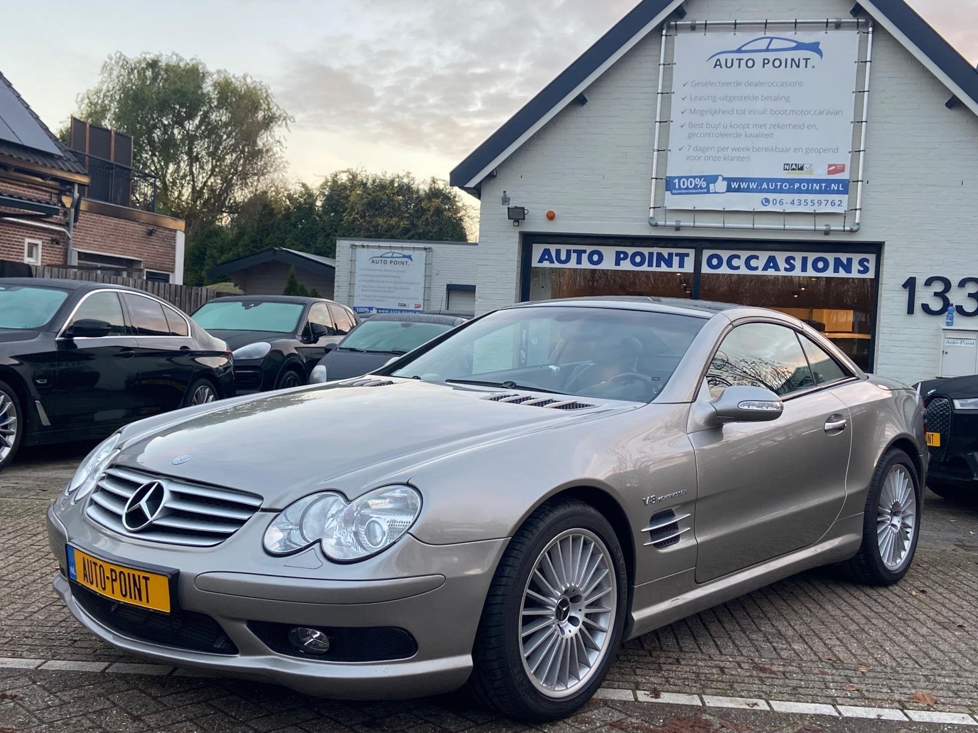 Mercedes-Benz SL-klasse AMG 55 UNIEK 58500KM TOPSTAAT/PANORA, Auto's, Automaat, Achterwielaandrijving, Gebruikt, 8 cilinders