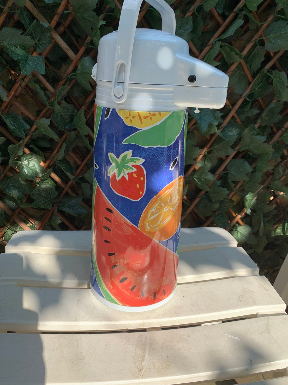 Thermos kan met pomp, Ophalen, Zo goed als nieuw
