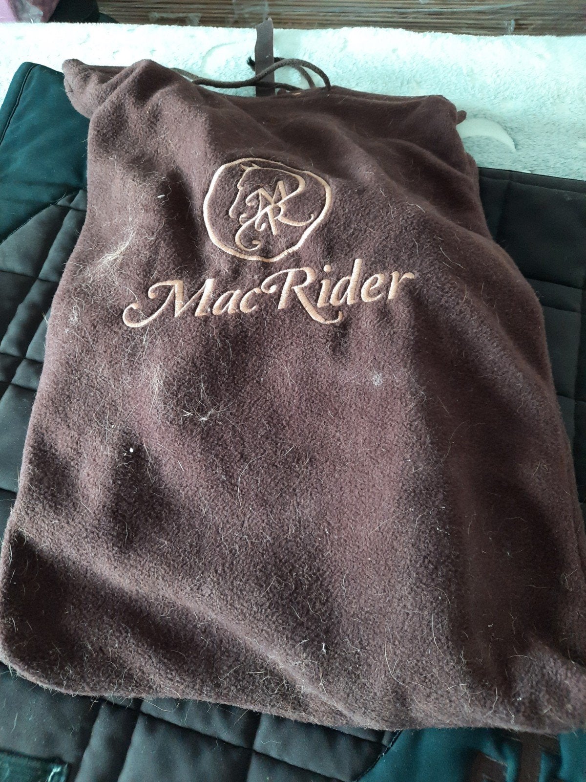 MacRider bruin rondgenaaid hoofdstel, Hoofdstel, Bruin, Anatomisch gevormd, Ophalen of Verzenden
