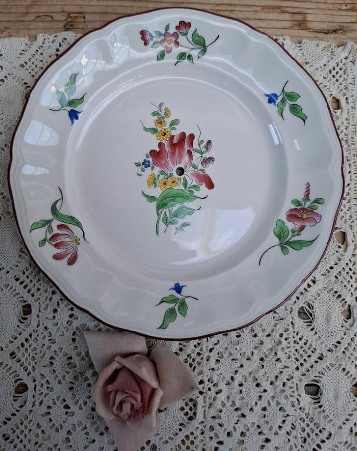 Frans KG Luneville, Old Strasbourg bordje voor etagere, Ophalen of Verzenden