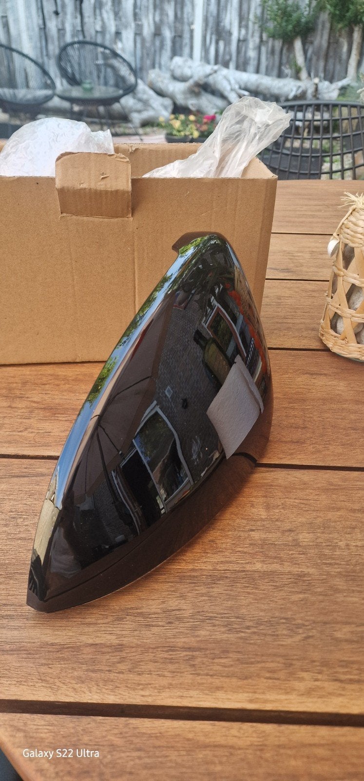 Spiegelkap links Volkswagen Golf 7 - Glanzend Zwart, Auto-onderdelen, Spiegels, Ophalen of Verzenden