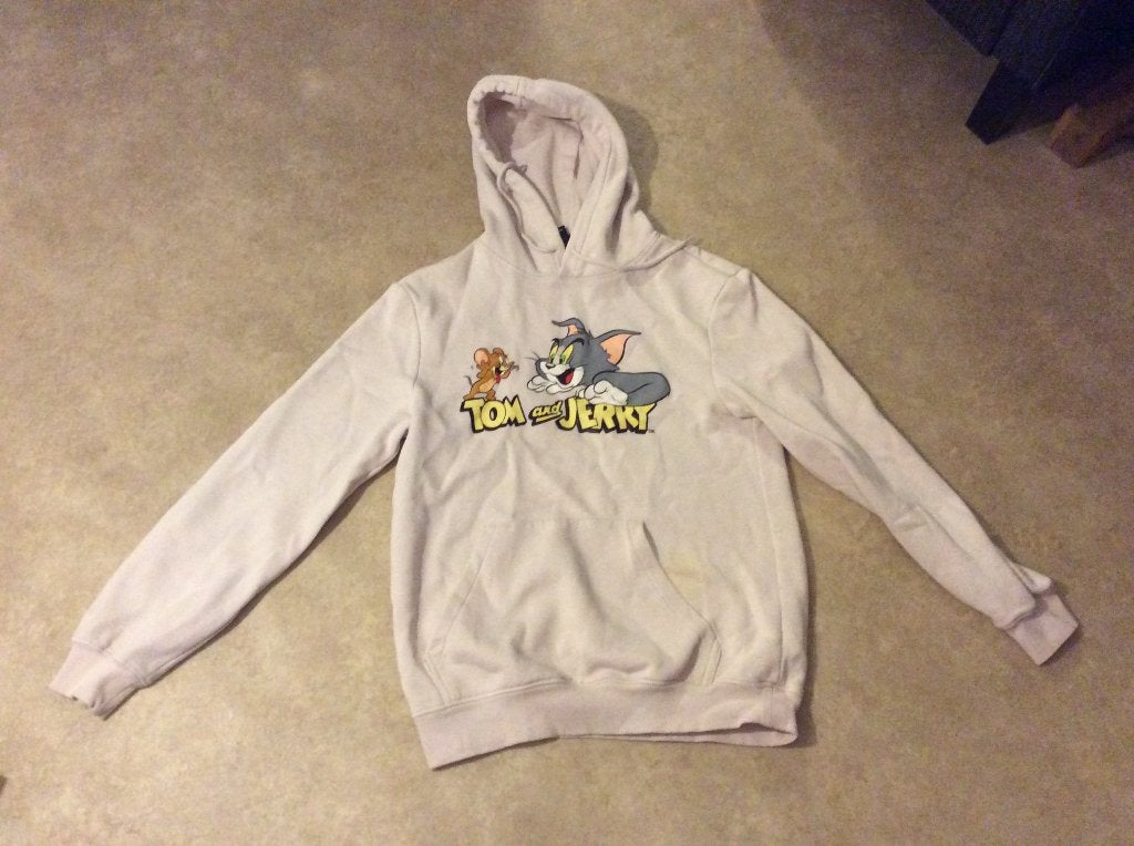 Tom & Jerry hoody. H&M maat XS, H&M, Wit, Ophalen of Verzenden, Maat 34 (XS) of kleiner