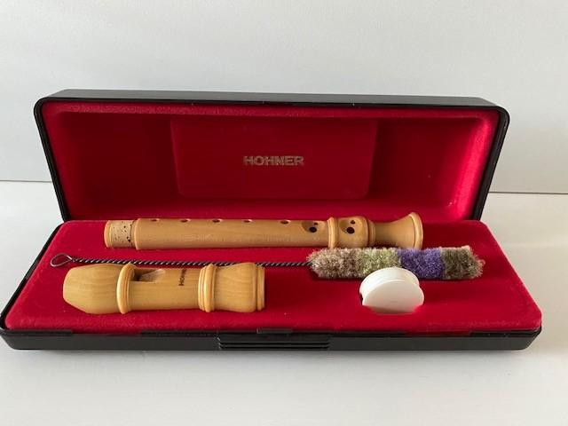 Hohner 9564 Sopraan blokfluit esdoorn, Ophalen of Verzenden, Zo goed als nieuw, Sopraan of Sopranino