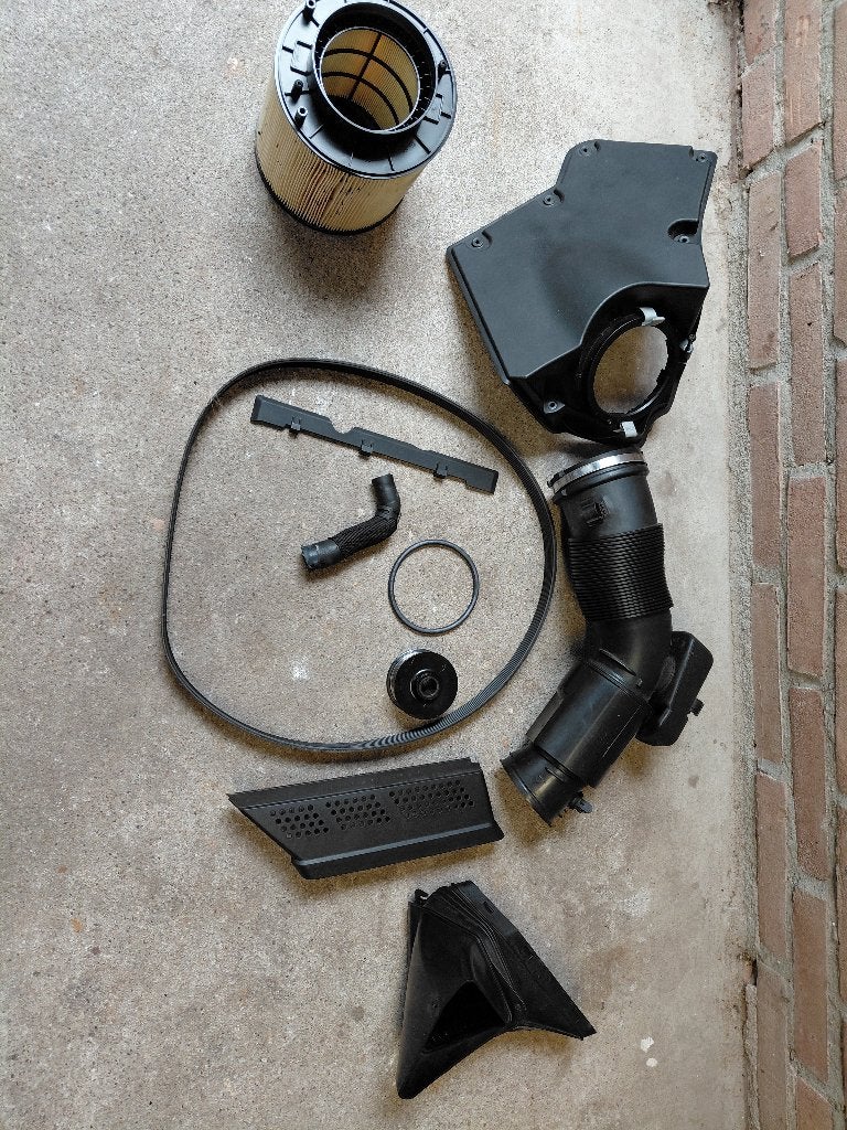Originele Luchtinlaat / Intake Set - Audi S5 3.0 TFSI B8.5, Ophalen of Verzenden, Gebruikt, Audi