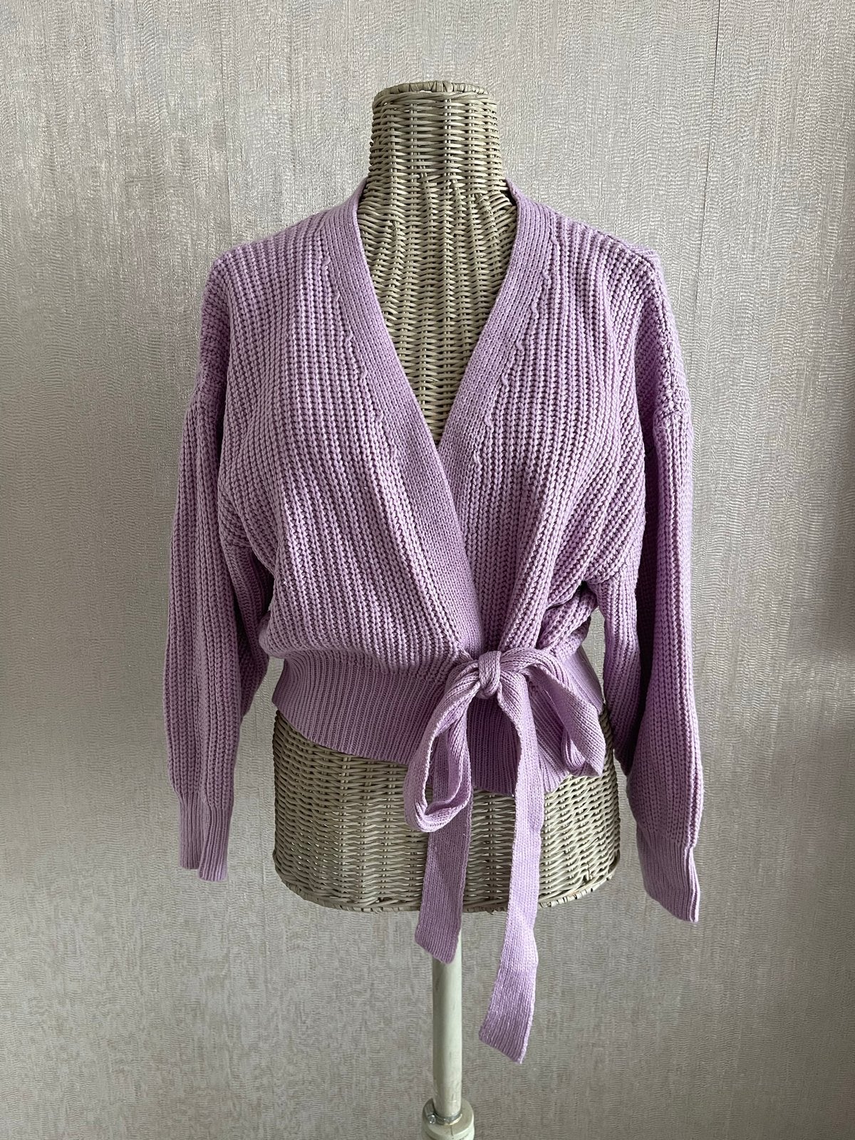 Mooie lila wikkelvest van MOOCCI, One Size, Ophalen of Verzenden, Gedragen, Maat 38/40 (M), Paars