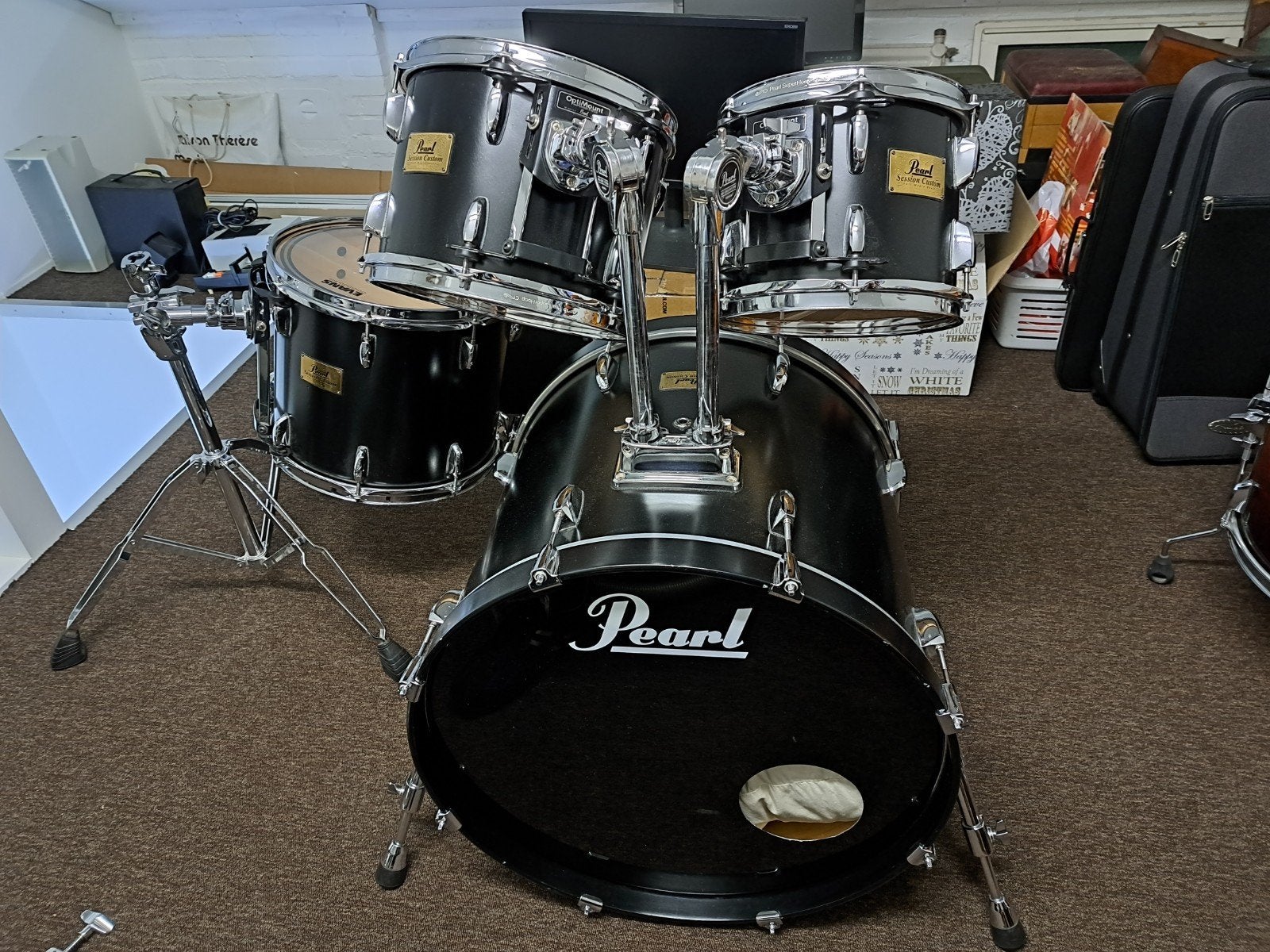 Drumstel Pearl Session Custom maple, Ophalen, Gebruikt, Pearl