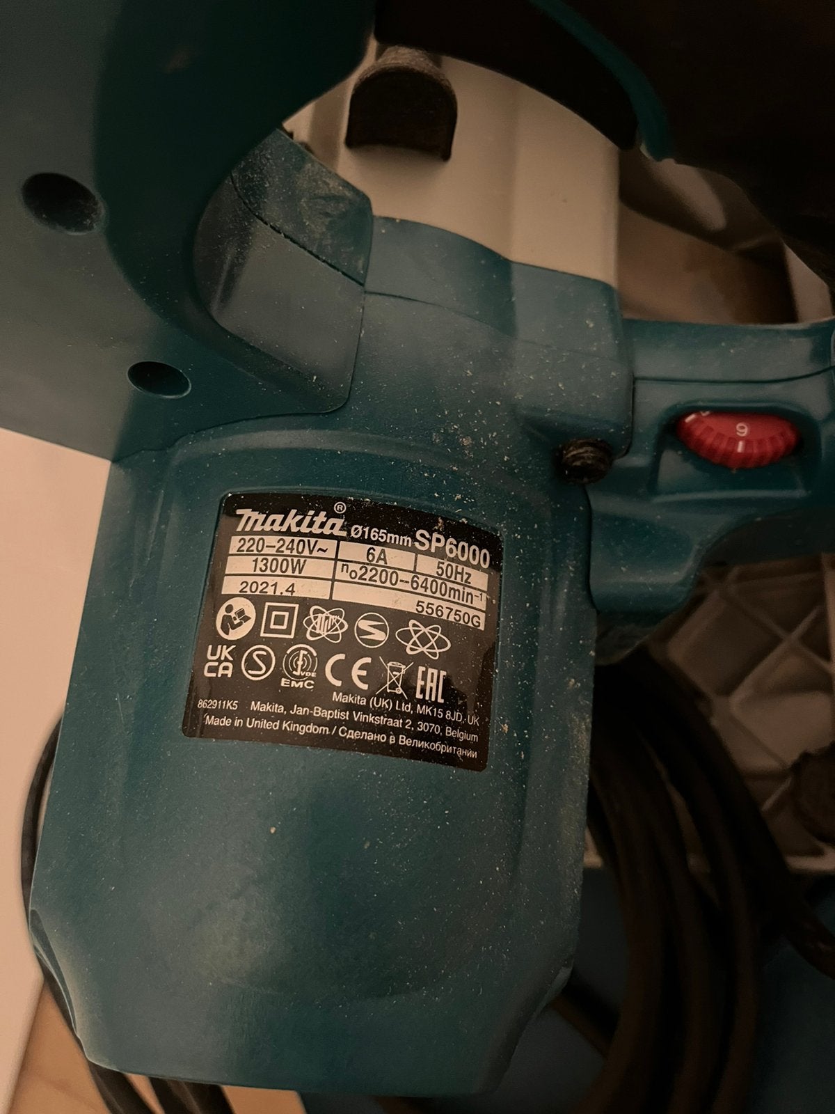 Foto 2 van Makita invalzaag SP6000J