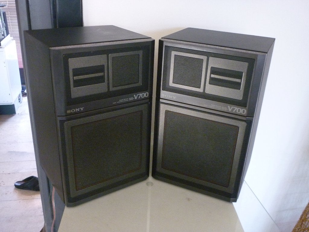 Sony SS-V700 set boxen speakers luidspreker vintage 1985, Audio, Tv en Foto, Luidsprekers, Ophalen of Verzenden, Gebruikt, Minder dan 60 watt