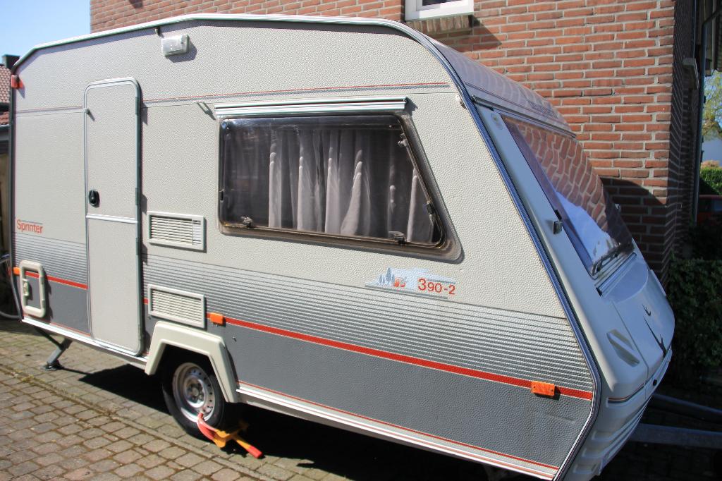 Zeldzaam mooie Beyerland Sprinter 390-2, voortent, luifel, Caravans en Kamperen, Rondzit, Dwarsbed, Tot en met 3, Particulier