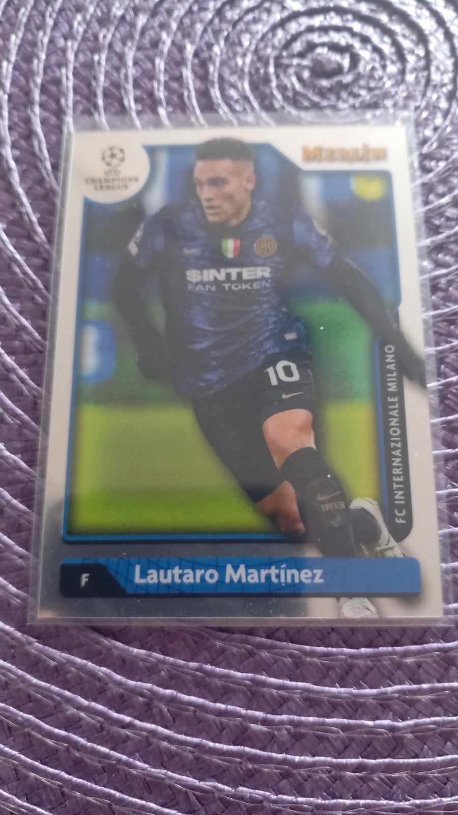 Lautaro Martínez Topps Champions League Spelerskaart, Ophalen of Verzenden