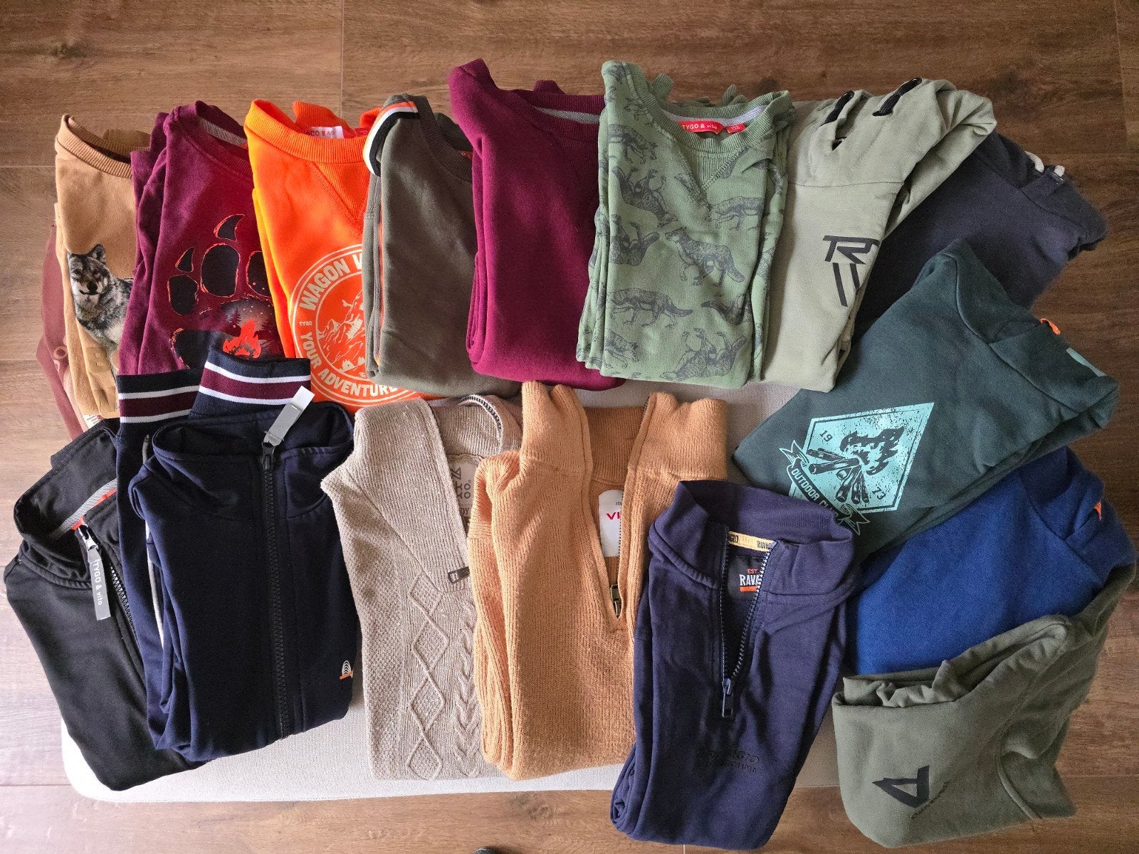 Groot jongens merkkledingpakket, 27 items, maat 134/140, Ophalen of Verzenden, Zo goed als nieuw