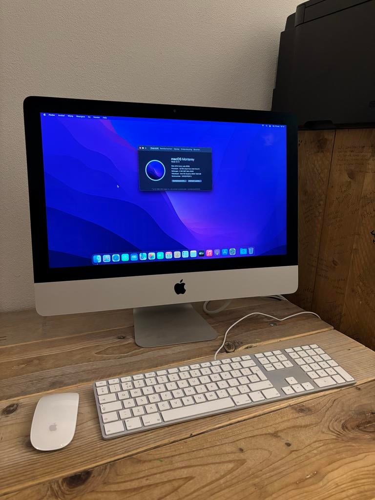 iMac 21.5” 2015 – SSD 500GB – werkt goed + snel, Computers en Software, Apple Desktops, Ophalen of Verzenden, Zo goed als nieuw