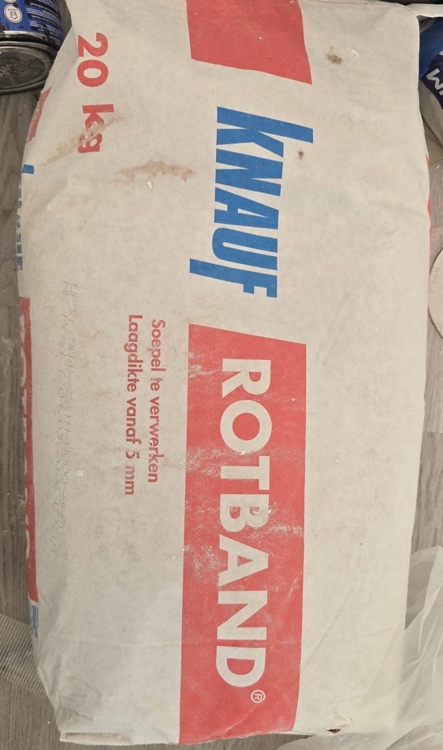 Knauf Rotband 20 kg – Nieuw & Ongeopend, Ophalen, Nieuw, Overige typen