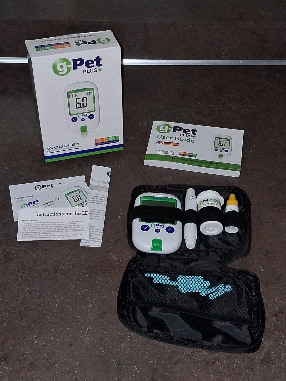 G pet glucosemeter zgan + teststrips kat, Ophalen of Verzenden, Zo goed als nieuw