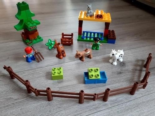 Lego / Duplo bosdieren, Kinderen en Baby's, Speelgoed | Duplo en Lego, Ophalen of Verzenden, Zo goed als nieuw, Complete set, Duplo