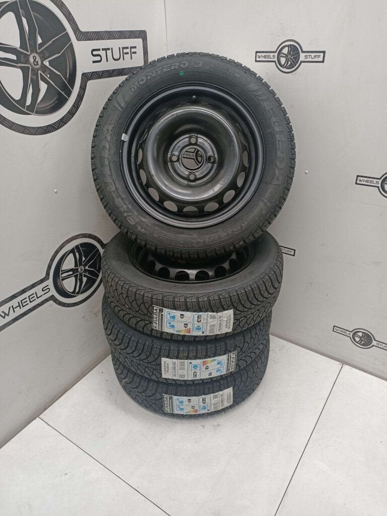 Aygo C1 107  14"inch met winterbanden 4x100, Ophalen, Nieuw, 14 inch, Banden en Velgen