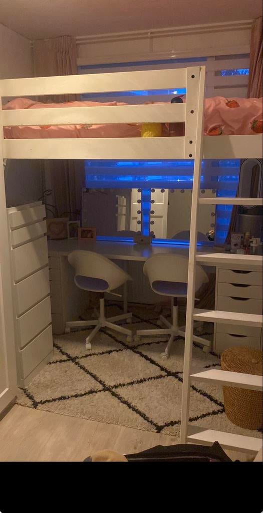 IKEA Hoogslaper - Gratis af te halen, Huis en Inrichting, Ophalen, Gebruikt, Eenpersoons, 90 cm