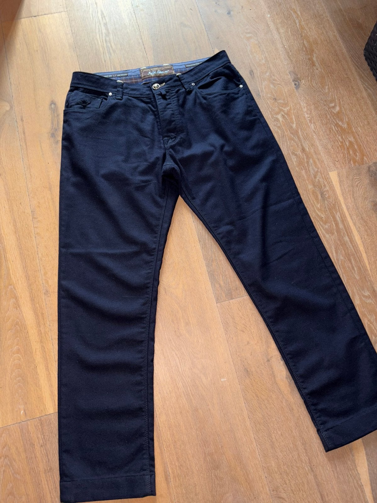 Zgan ** Jacob Cohen ** wol 5-pocket broek mt 36, Ophalen of Verzenden, Nieuw, Blauw, W36 - W38 (confectie 52/54)