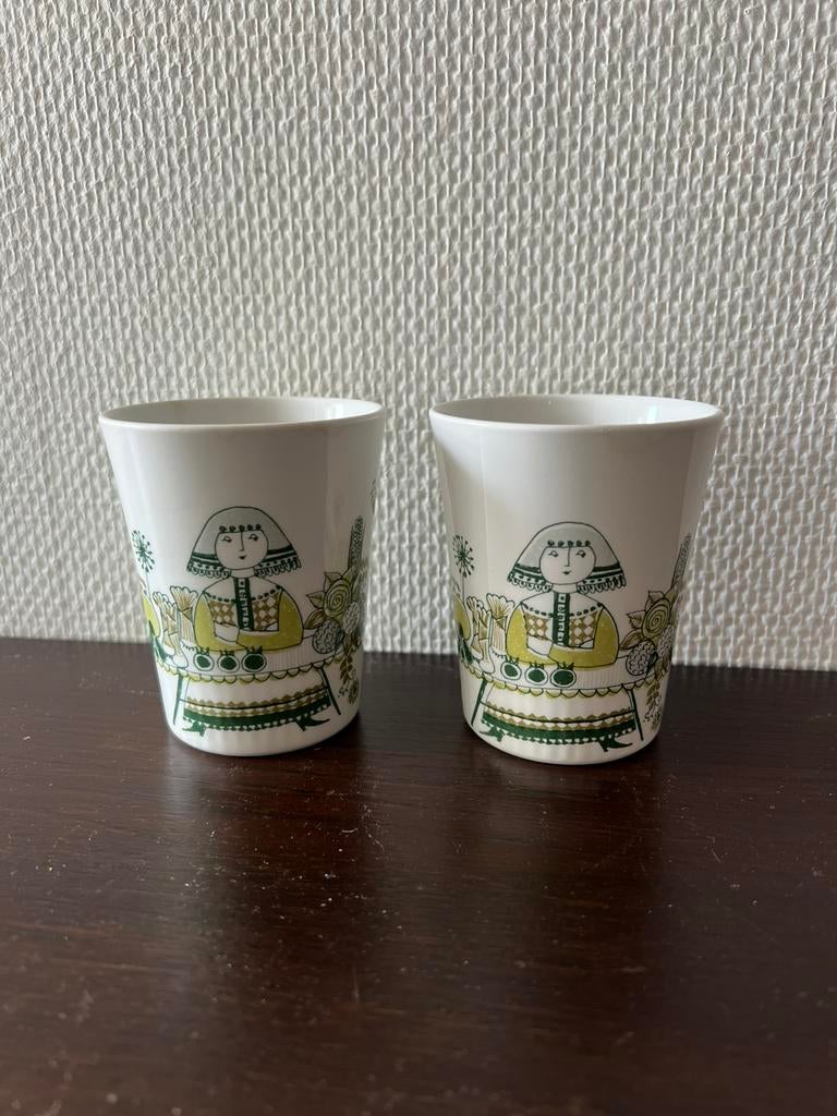 Bekers Figgjo Norway Market, Ophalen of Verzenden, Zo goed als nieuw, Porselein, Overige typen
